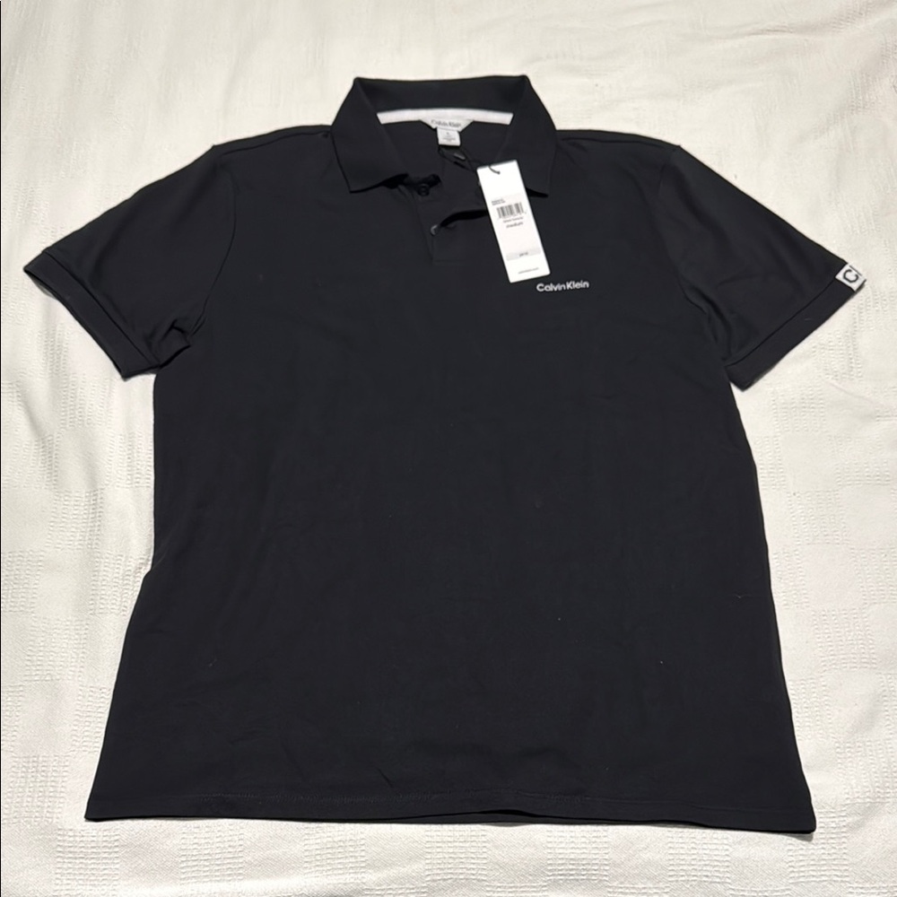Calvin Klein Black Polo Shirt